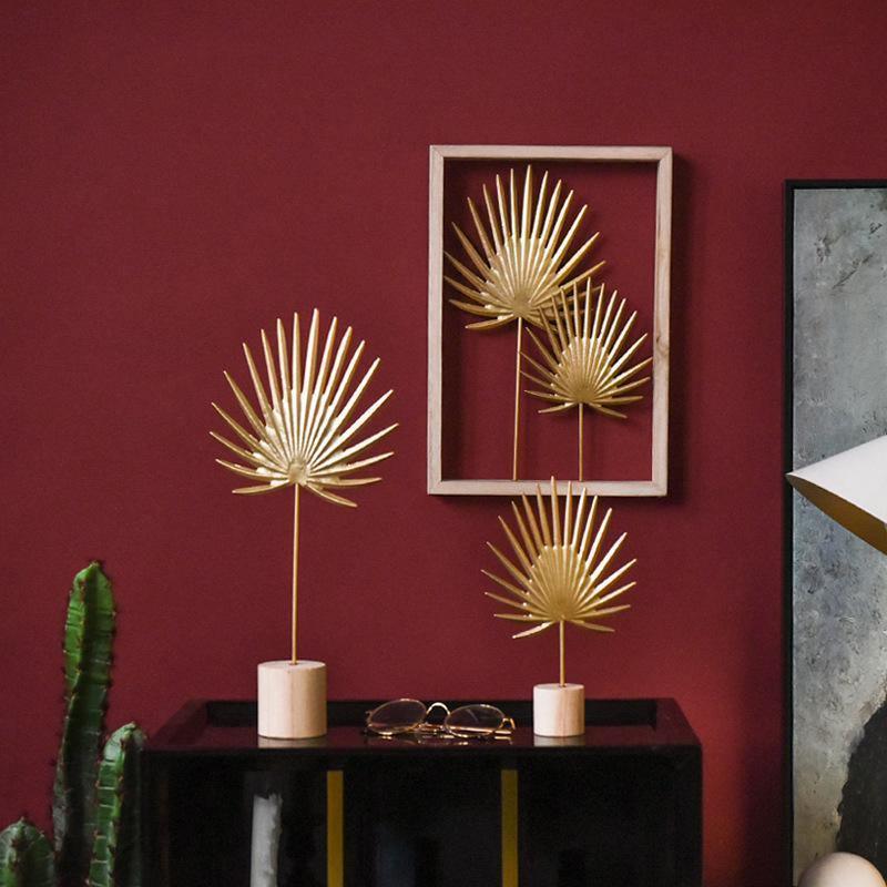 Golden Banana Leaf Ornaments