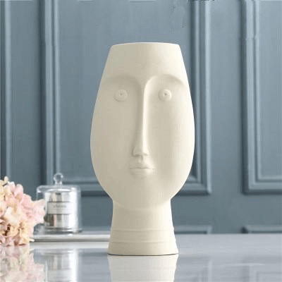 About Face Ceramic Vases